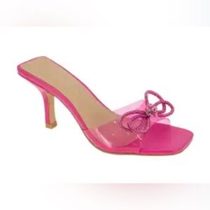 Nwot BCBGENERATION Size 8.5 Mistany Sandal, Passion Pink‎